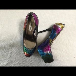Steve Madden mermaid platform heels